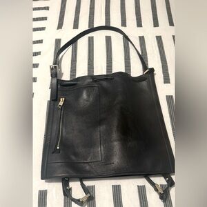 All saints black backpack/purse